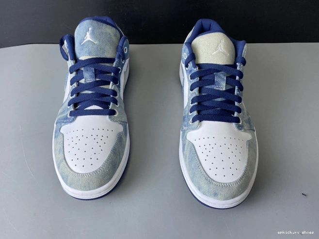 Cheap CZ8455-100 Washed Air Low Denim Jordan 1 0825